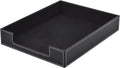Leather Stackable Desktop Letter Organizer