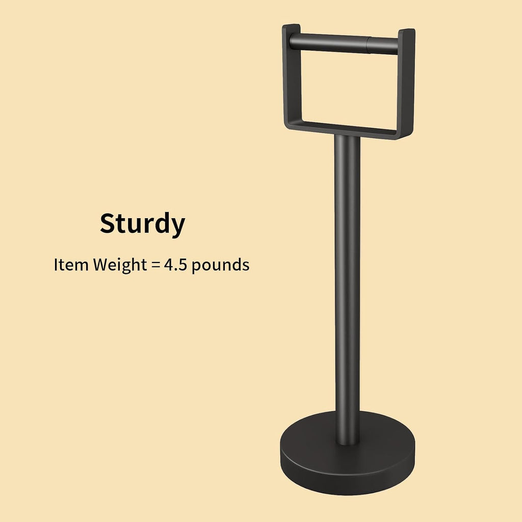 Heavy‑Duty Freestanding Toilet Paper Stand