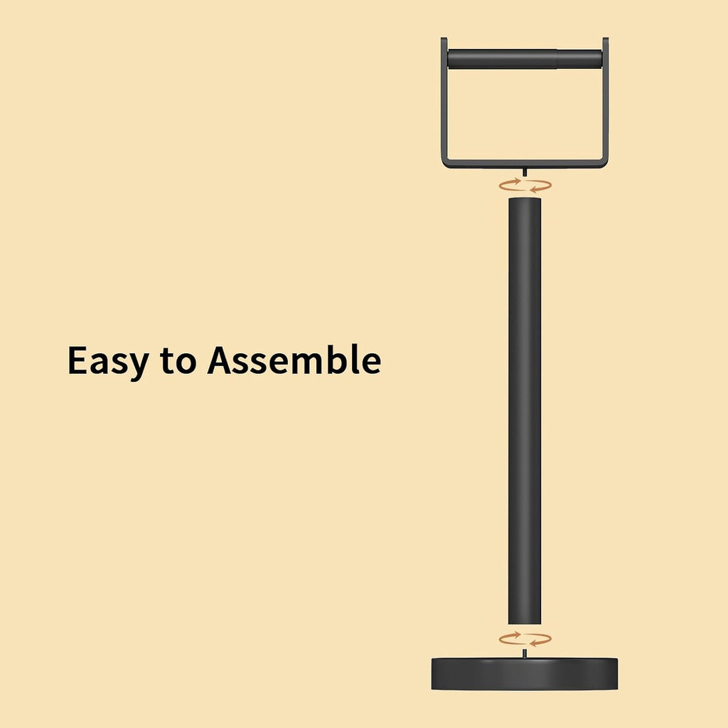 Heavy‑Duty Freestanding Toilet Paper Stand