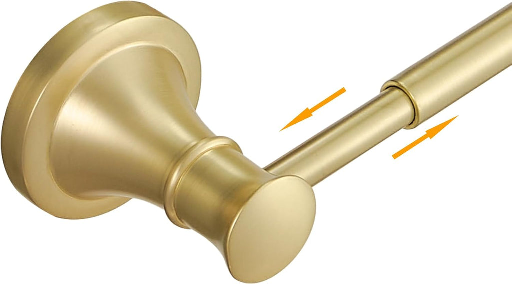 Wall‑Mounted Gold Bathroom Towel Bar