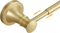 Wall‑Mounted Gold Bathroom Towel Bar