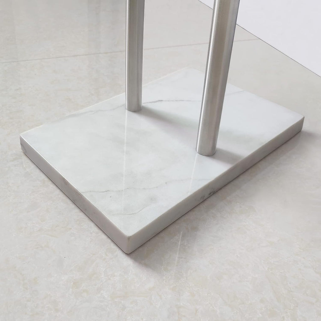 2‑Tier Stainless Steel Floor Towel Rack