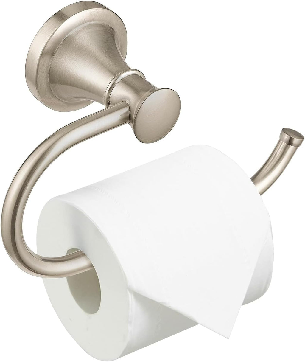 Wall‑Mounted Nickel Bathroom Tissue Holder