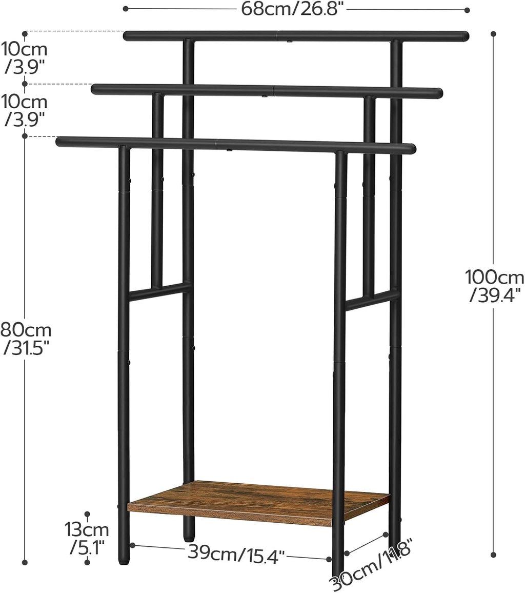 3‑Tier Freestanding Bathroom Towel Rack