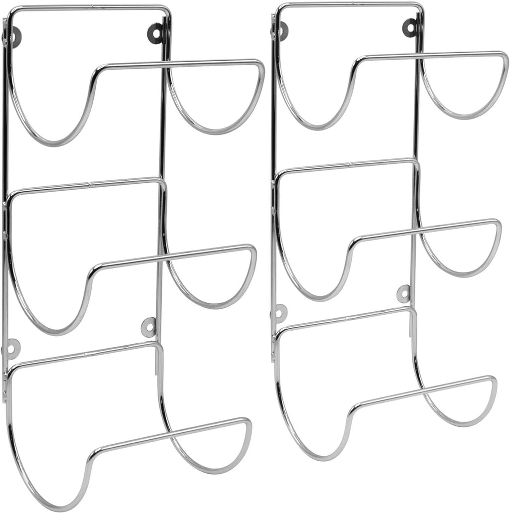 Wall‑Mounted Multi‑Hook Bathroom Towel Rack