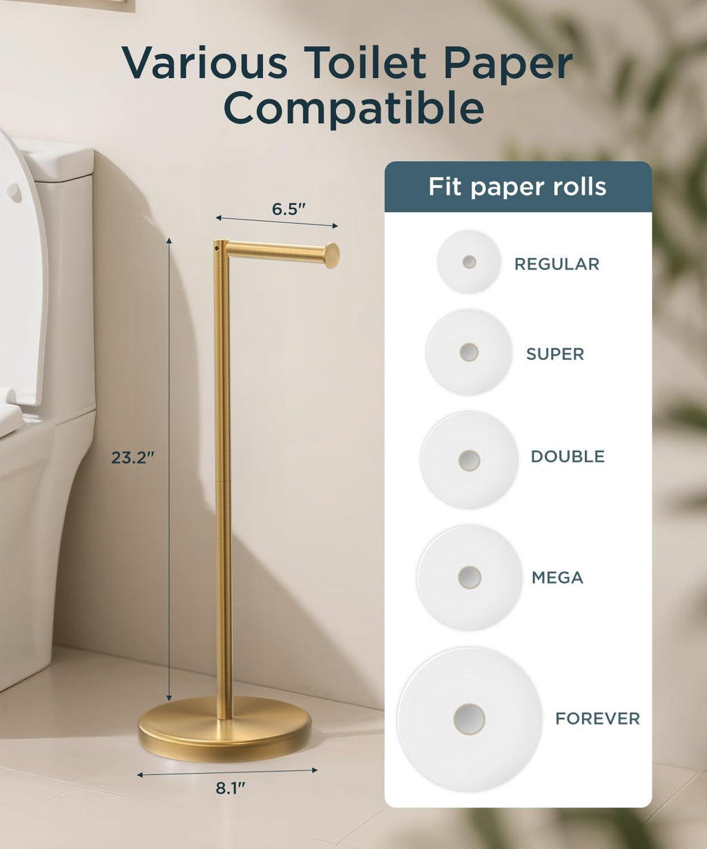Freestanding Toilet Paper Storage Stand