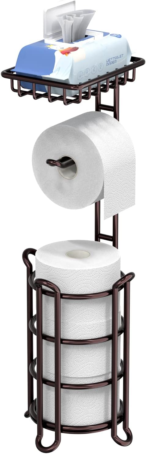 Freestanding Bathroom Toilet Paper Stand