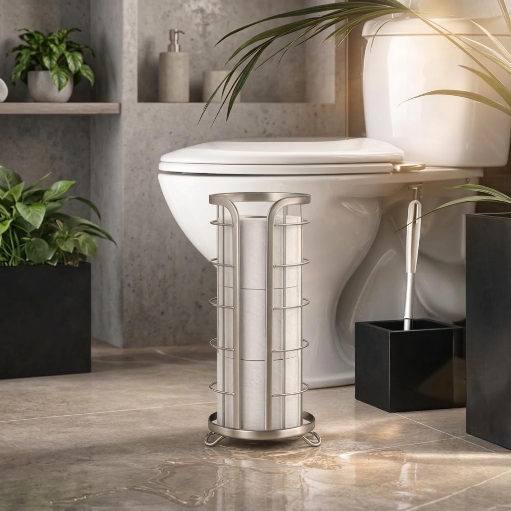 Freestanding Bathroom Toilet Paper Stand