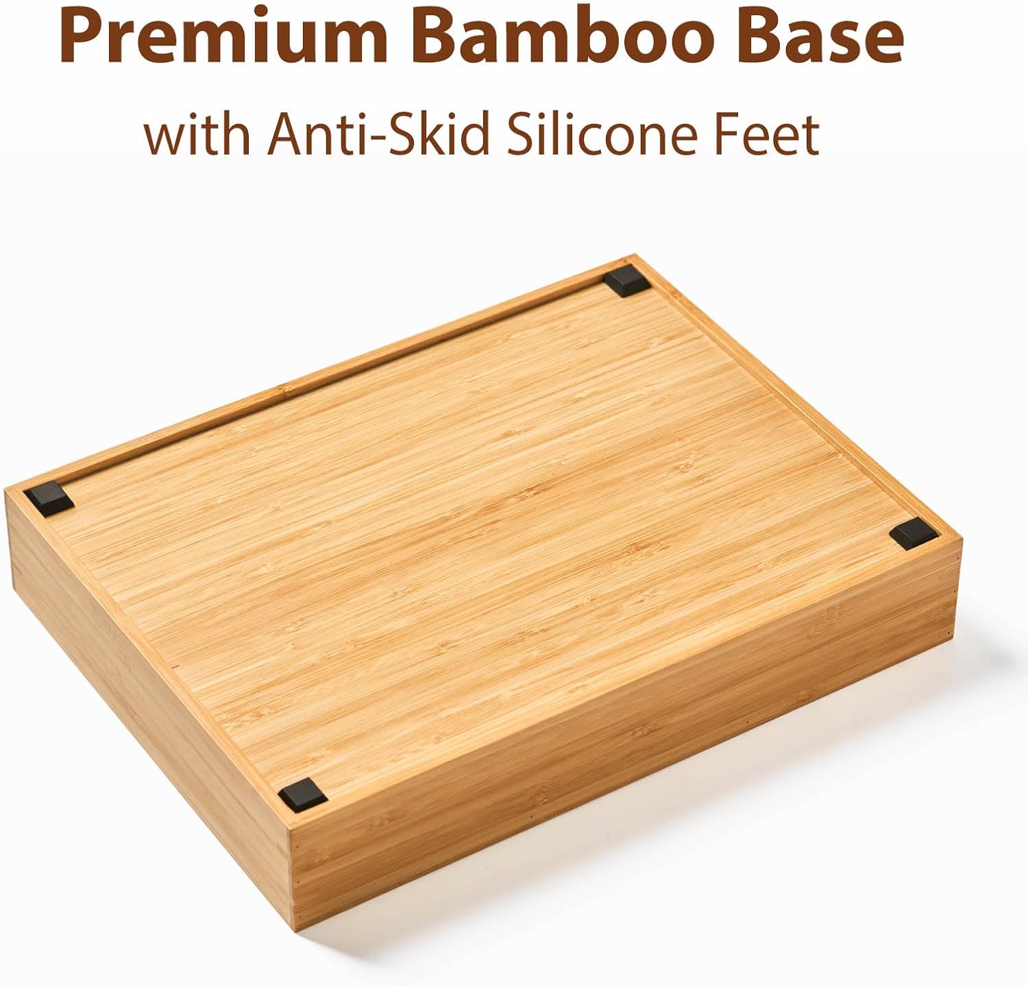 Bamboo Adjustable Drawer Organizer Tray
