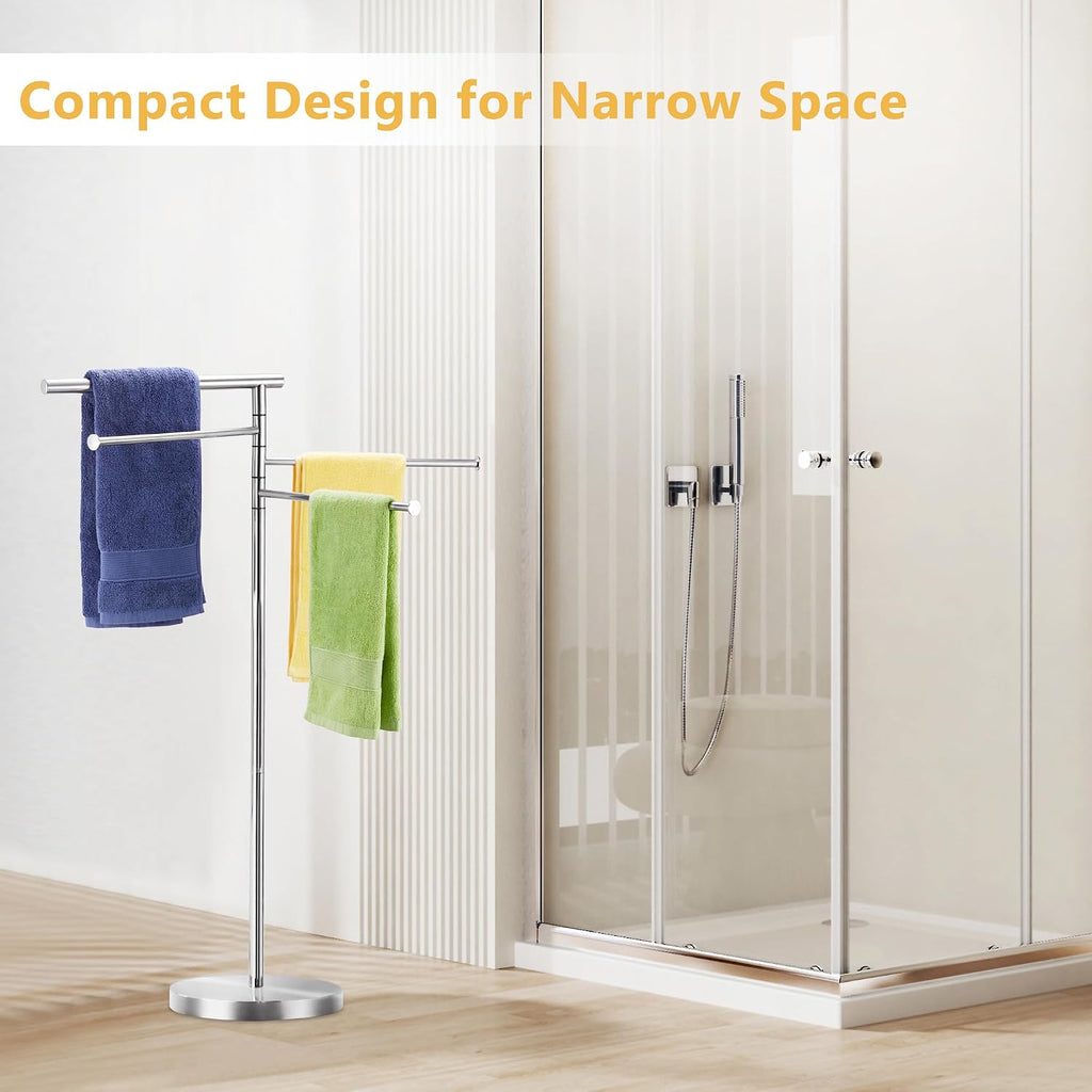 Stainless Steel Floor Towel Drying Rack