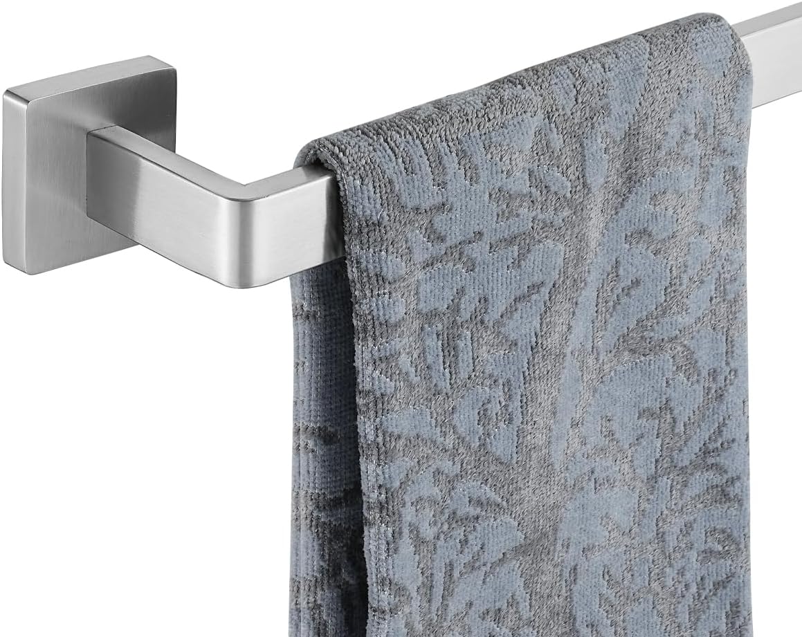 Stainless Steel Wall‑Mounted Towel Bar