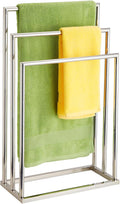 3‑Tier Stainless Steel Floor Towel Rack