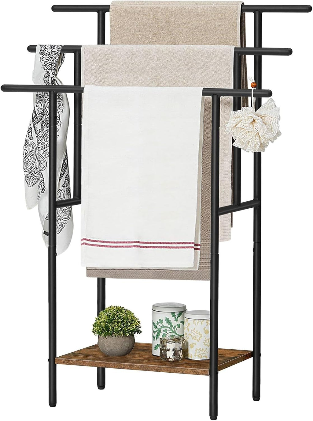 3‑Tier Freestanding Bathroom Towel Rack