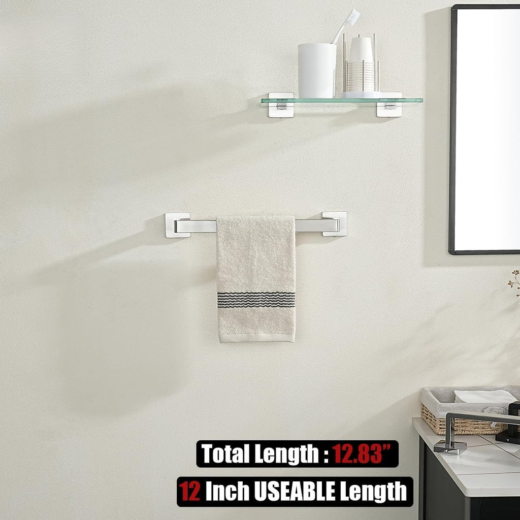 Stainless Steel Wall‑Mounted Towel Bar